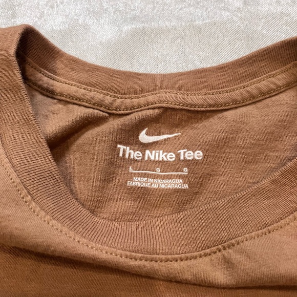 Tan Adult Unisex Nike Tee - Picture 3 of 4